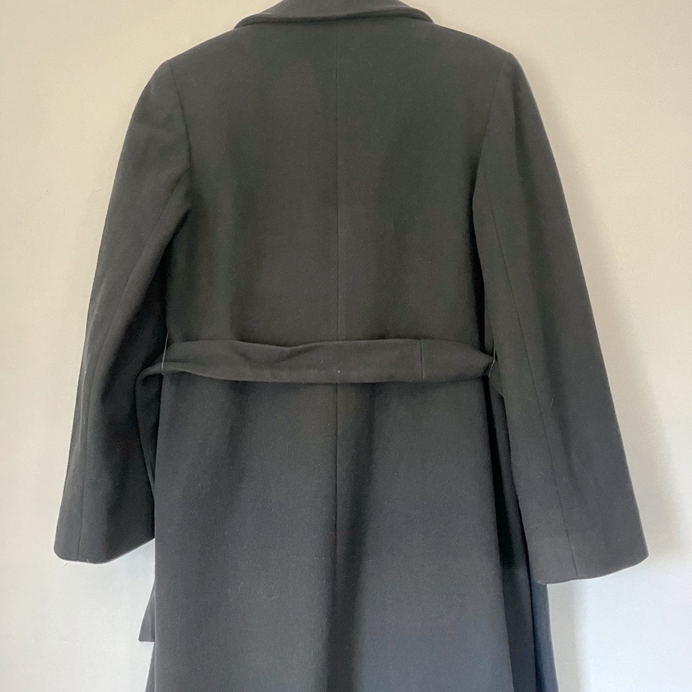 Regency Cashmere Black Trench Coat - Picture 5 of 9